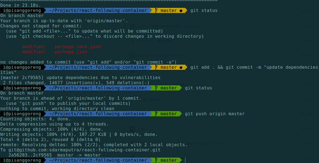 Melakukan commit dan push ke Github