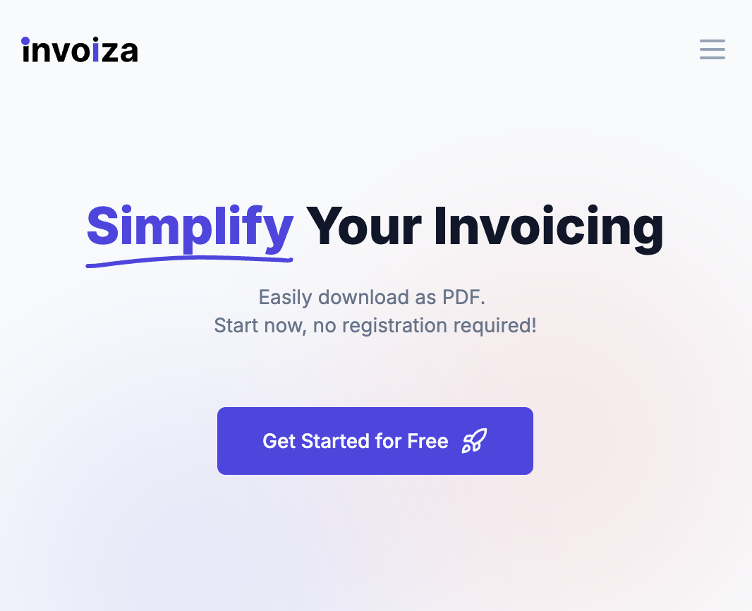 Invoiza:  Invoice Generator thumbnail
